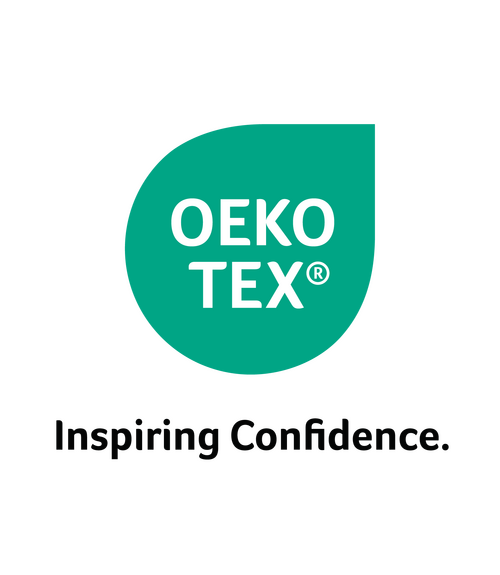 OEKO-TEX(R) umbrella logo including claim Inspiring Confidence.