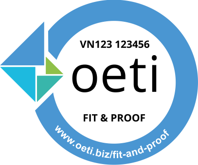 Image of the Fit & Proof Label