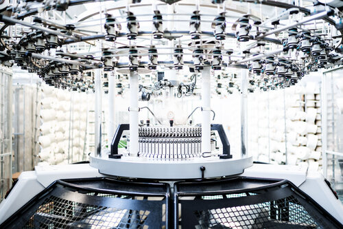 Company Arula in Maeder Austria knitting machine